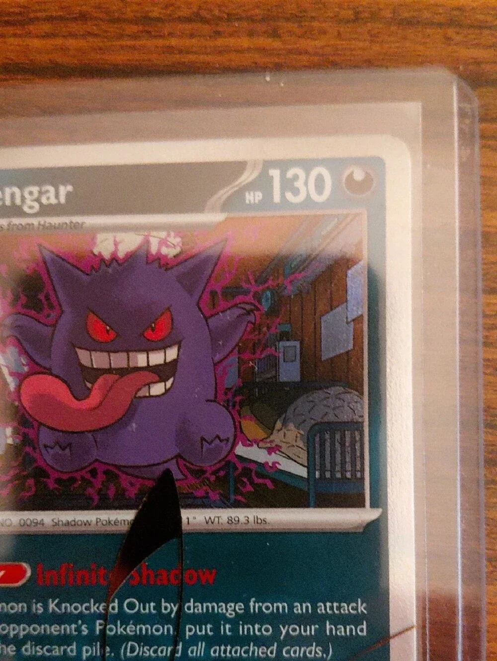 Gengar Holo Card - Purple